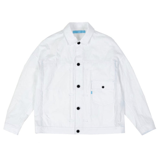 MUZE TURQUOISE LABEL - CORDURA NYLON 1st TYPE JACKET (WHITE)