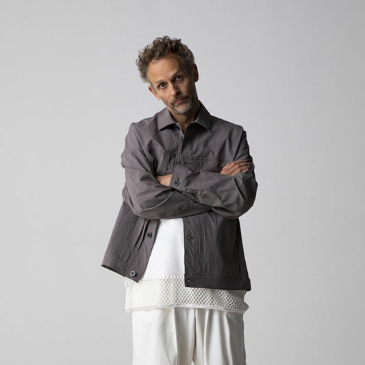 MUZE TURQUOISE LABEL - CORDURA NYLON 1st TYPE JACKET (CHACOAL GRAY)