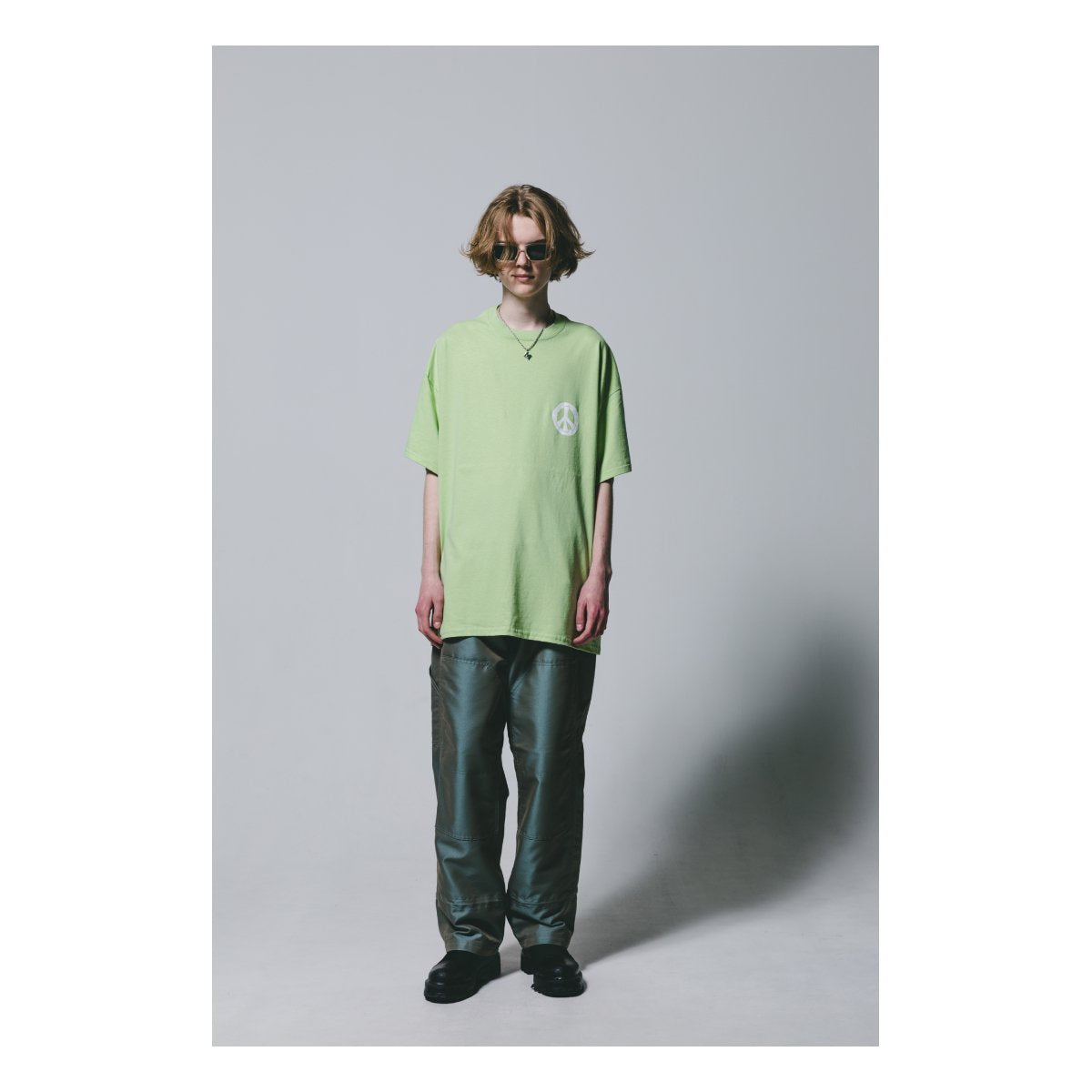 MUZE TURQUOISE LABEL-MUZE×FUN DOUBLE KNEE PAINTER PANTS(GREEN)