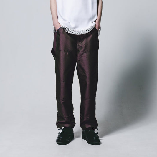 MUZE TURQUOISE LABEL-MUZE×FUN DOUBLE KNEE PAINTER PANTS(BROWN)