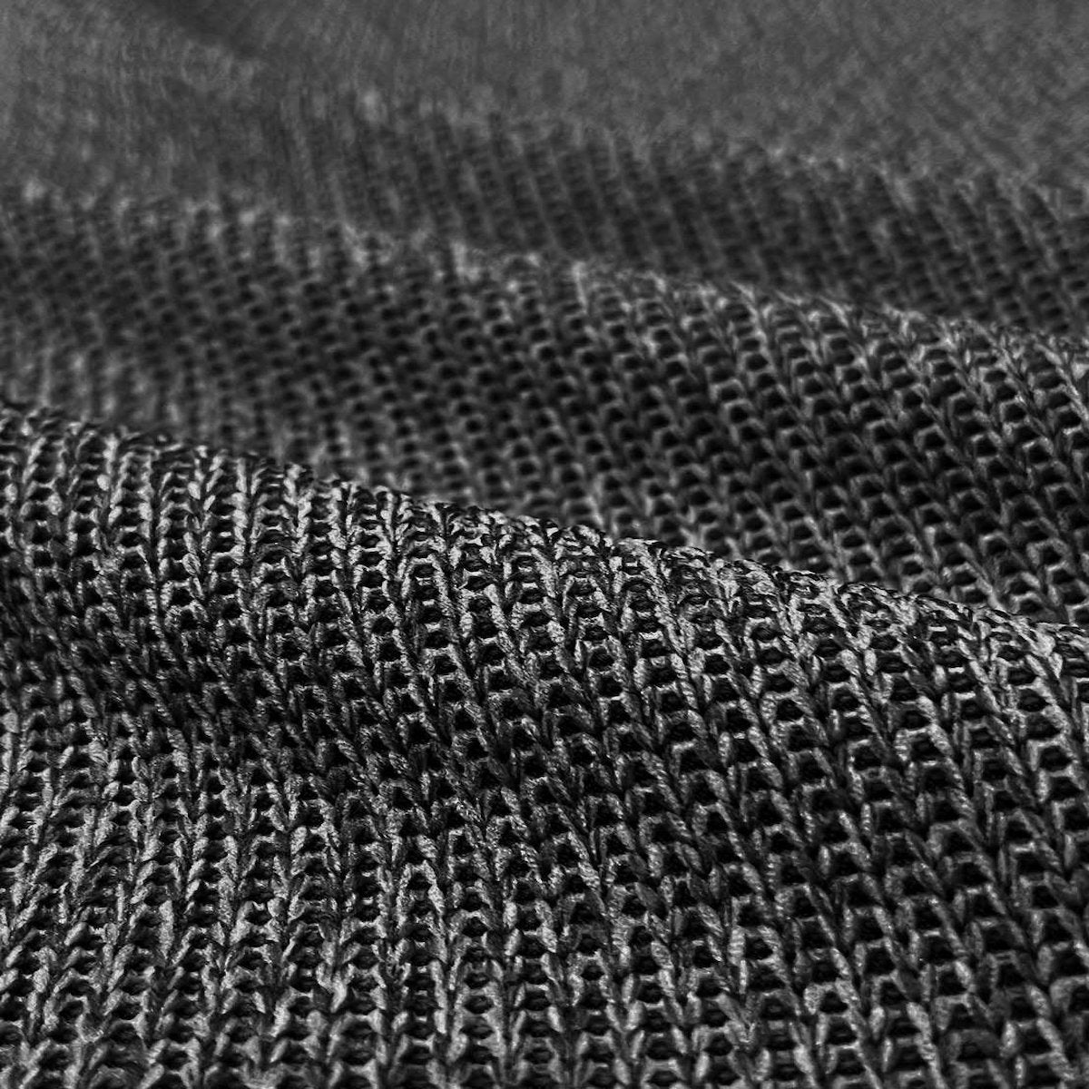 MUZE TURQUOISE LABEL - SWITCHING KNIT S/S TEE (GRAY)