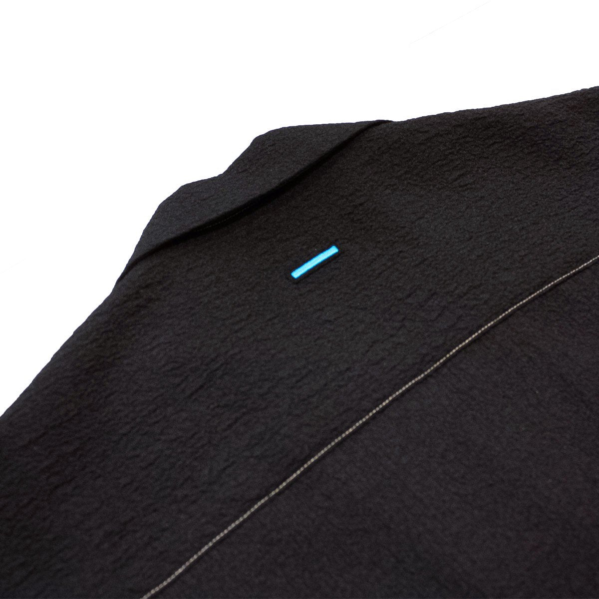 MUZE TURQUOISE LABEL - OPEN COLLAR RELAXED SHIRTS (BLACK)