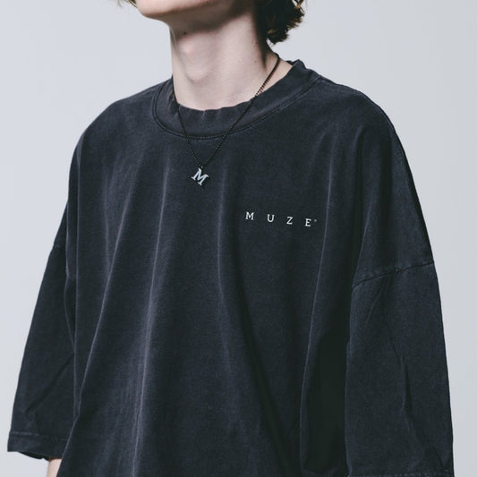 MUZE BLACK LABEL - 22SS LOGO TEE (VINTAGE BLACK)　ミューズ  ロゴTシャツ