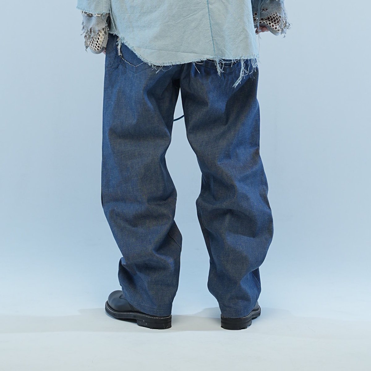 MUZE TURQUOISE LABEL - CIRCUIT WIDE DENIM TROUSERS(INDIGO) ミューズ デニム トラウザー インディゴ