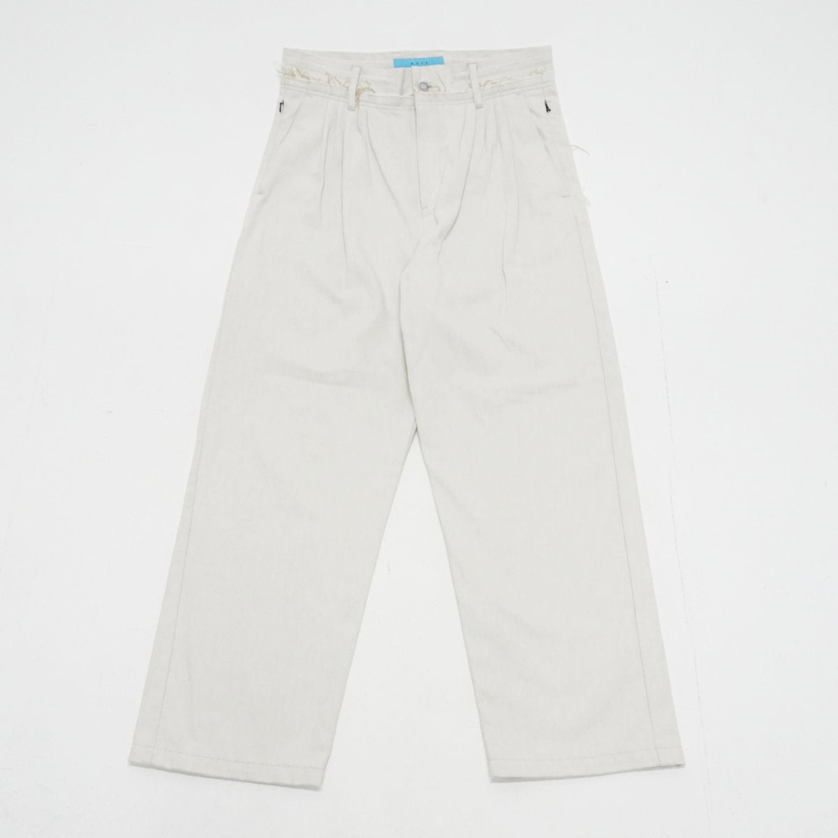 MUZE TURQUOISE LABEL - CIRCUIT WIDE DENIM TROUSERS(WHITE) ミューズ デニム トラウザー ホワイト