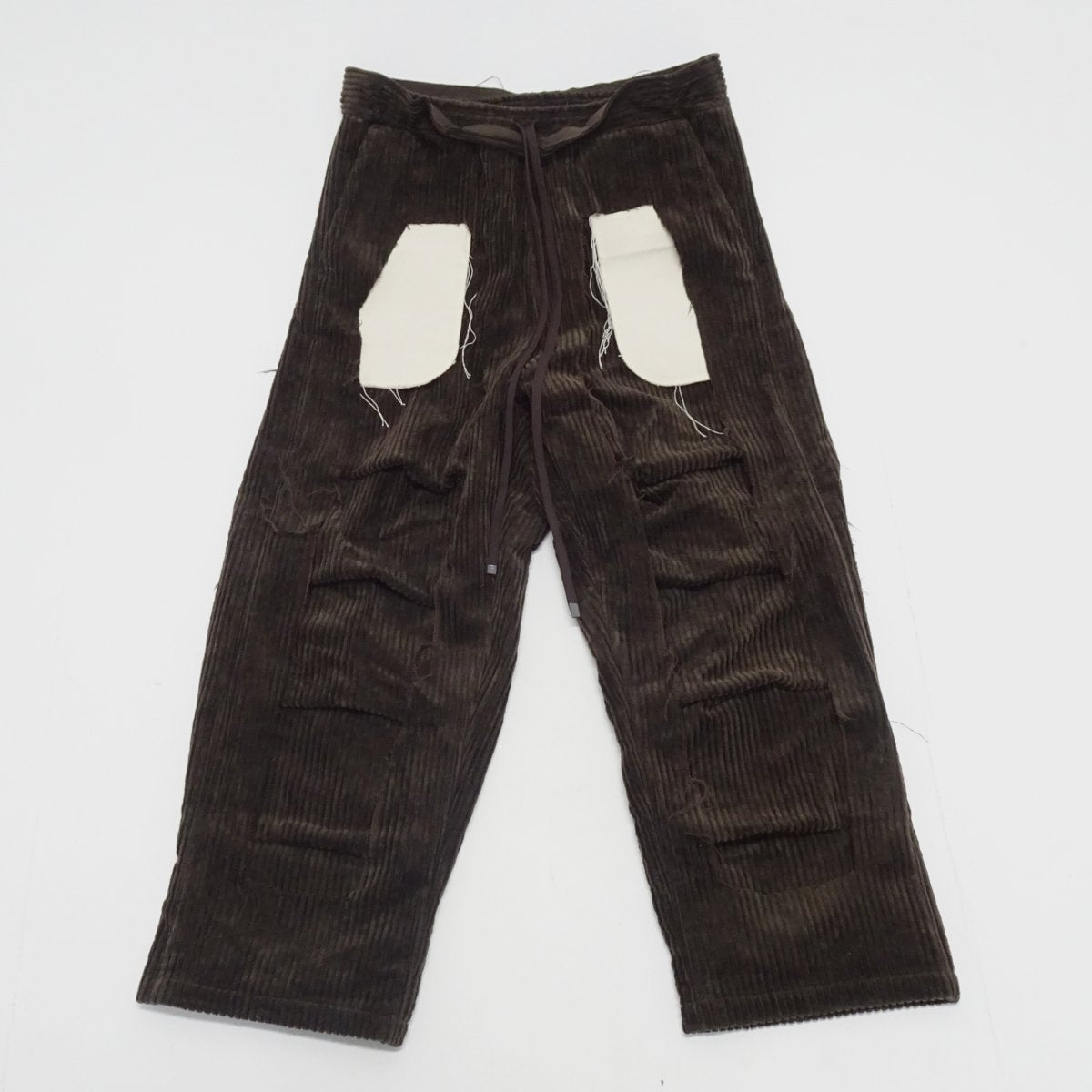 MUZE TURQUOISE LABEL - CIRCUIT CORDUROY 3D TROUSERS(BROWN) ミューズ コーデュロイ  トラウザーズ ブラウン