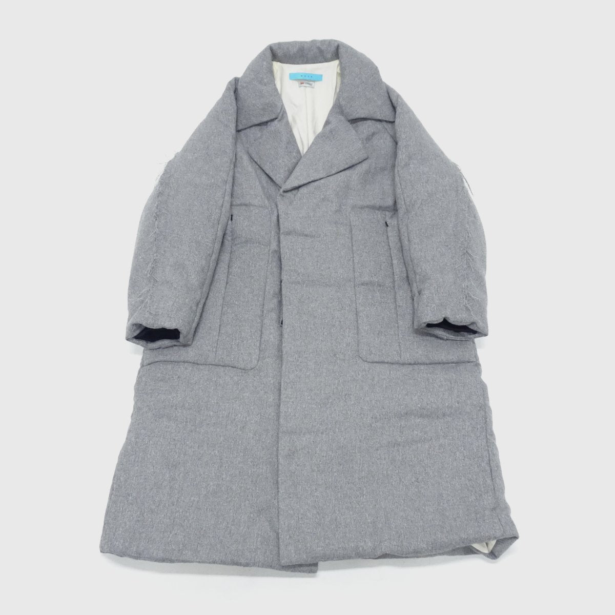 MUZE TURQUOISE LABEL - CIRCUIT RELAXED FIT TWEED CHESTER COAT(GRAY) ミューズ 2022年秋冬コレクション チェスターコート グレー