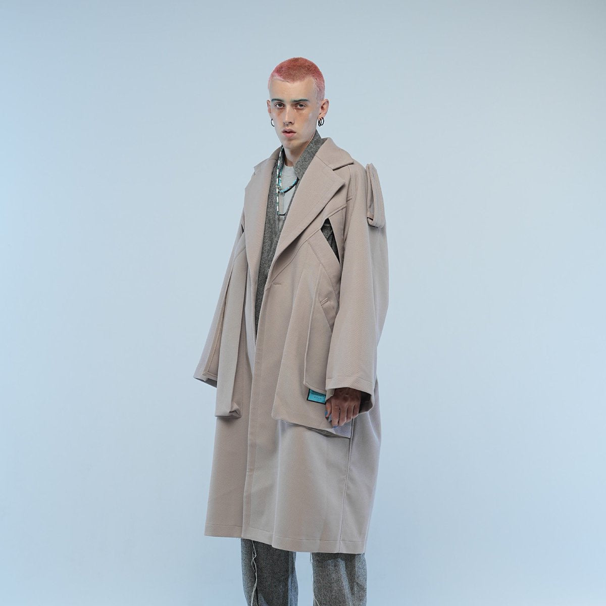 MUZE TURQUOISE LABEL - CIRCUIT TRENCH COAT(BEIGE) ミューズ 2022年秋冬コレクション トレンチコート ベージュ