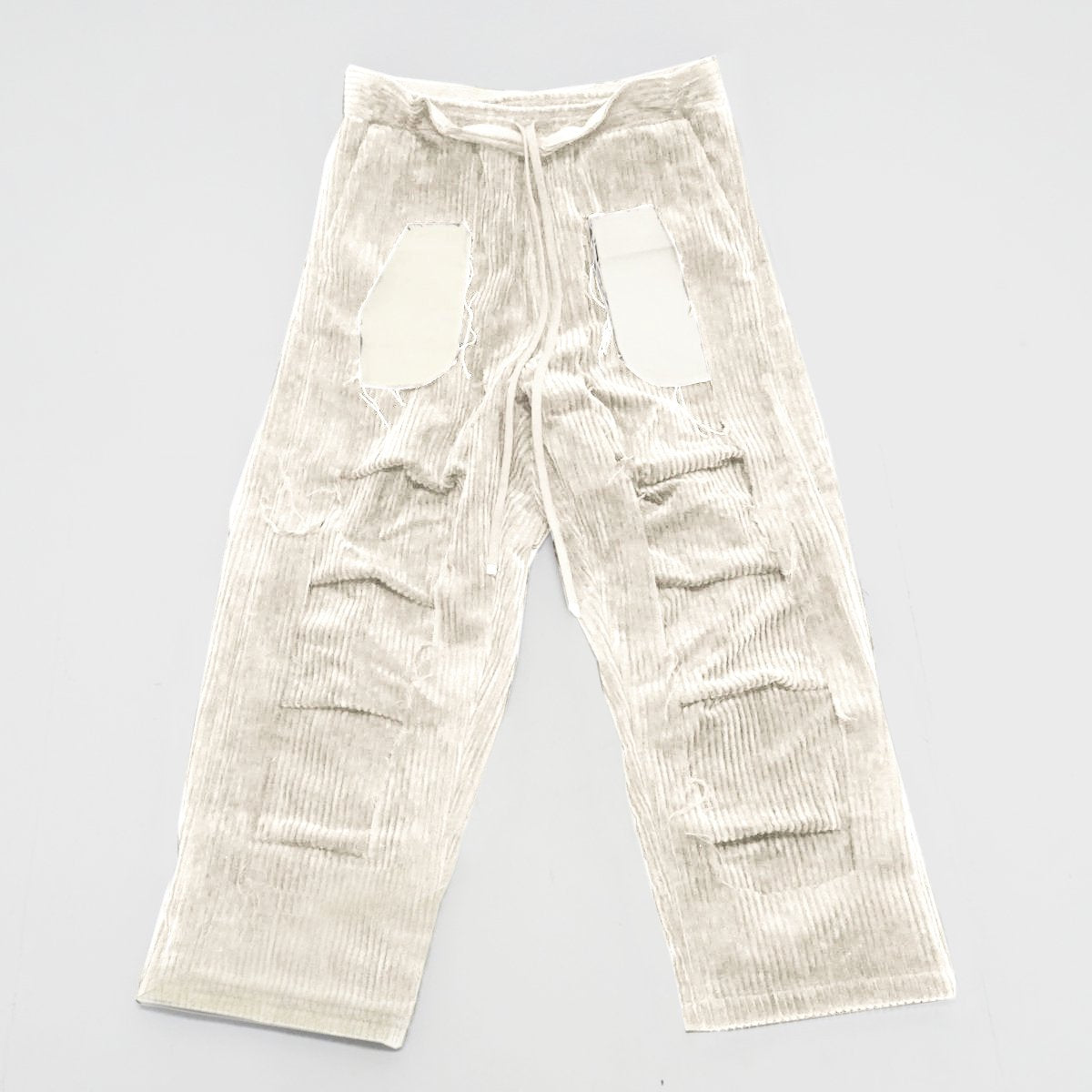 MUZE TURQUOISE LABEL - CIRCUIT CORDUROY 3D TROUSERS(OFF WHITE) ミューズ コーデュロイ トラウザーズ オフホワイト