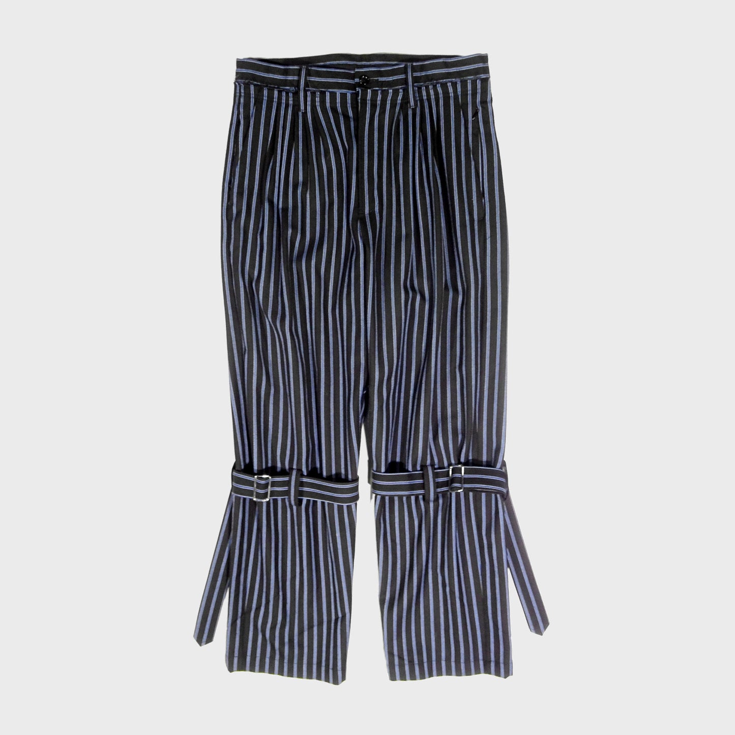 MUZE TURQUOISE LABEL × el conductorH - BONDAGE WIDE TROUSERS(STRIPE) ミューズ コンダクター ボンデージ ワイドトラウザー