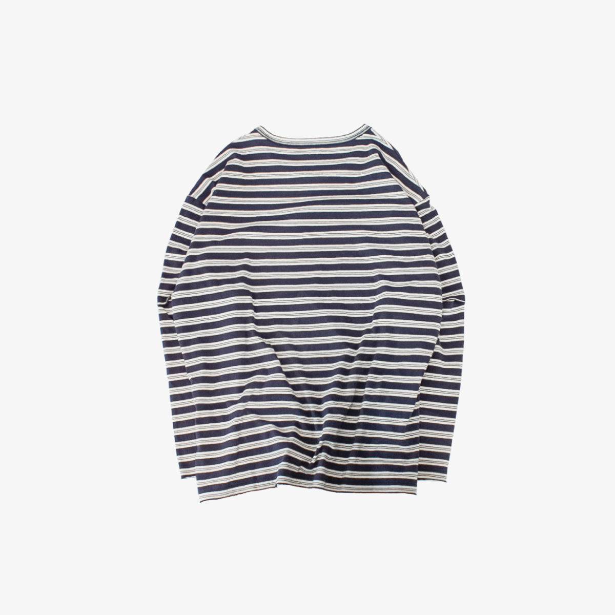 FACCIES - Vintage Elbow Cut Bd Ls (Navy) ファッチーズ ヴィンテージ エルボー ボーダーロングスリーブ ネイビー