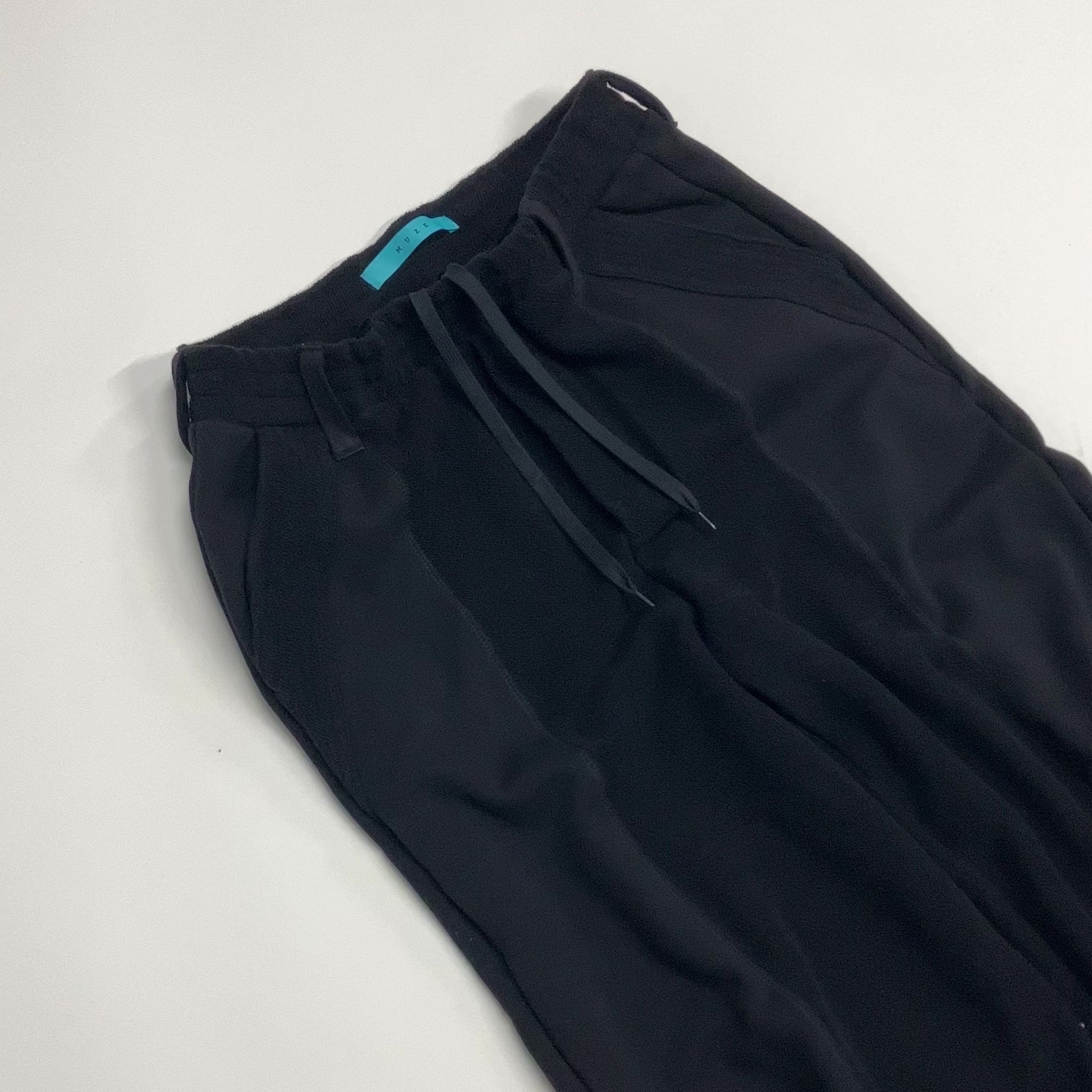 MUZE TURQUOISE LABEL - CIRCUIT RELAXED FIT SWEAT TROUSERS(BLACK