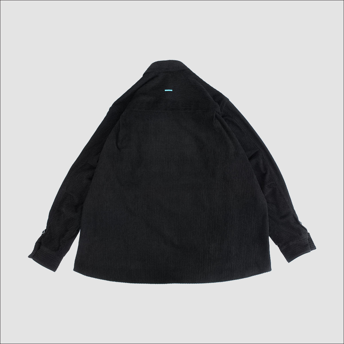 MUZE TURQUOISE LABEL-CIRCUIT RELAXED FIT CORDUROY SHIRTS(BLACK