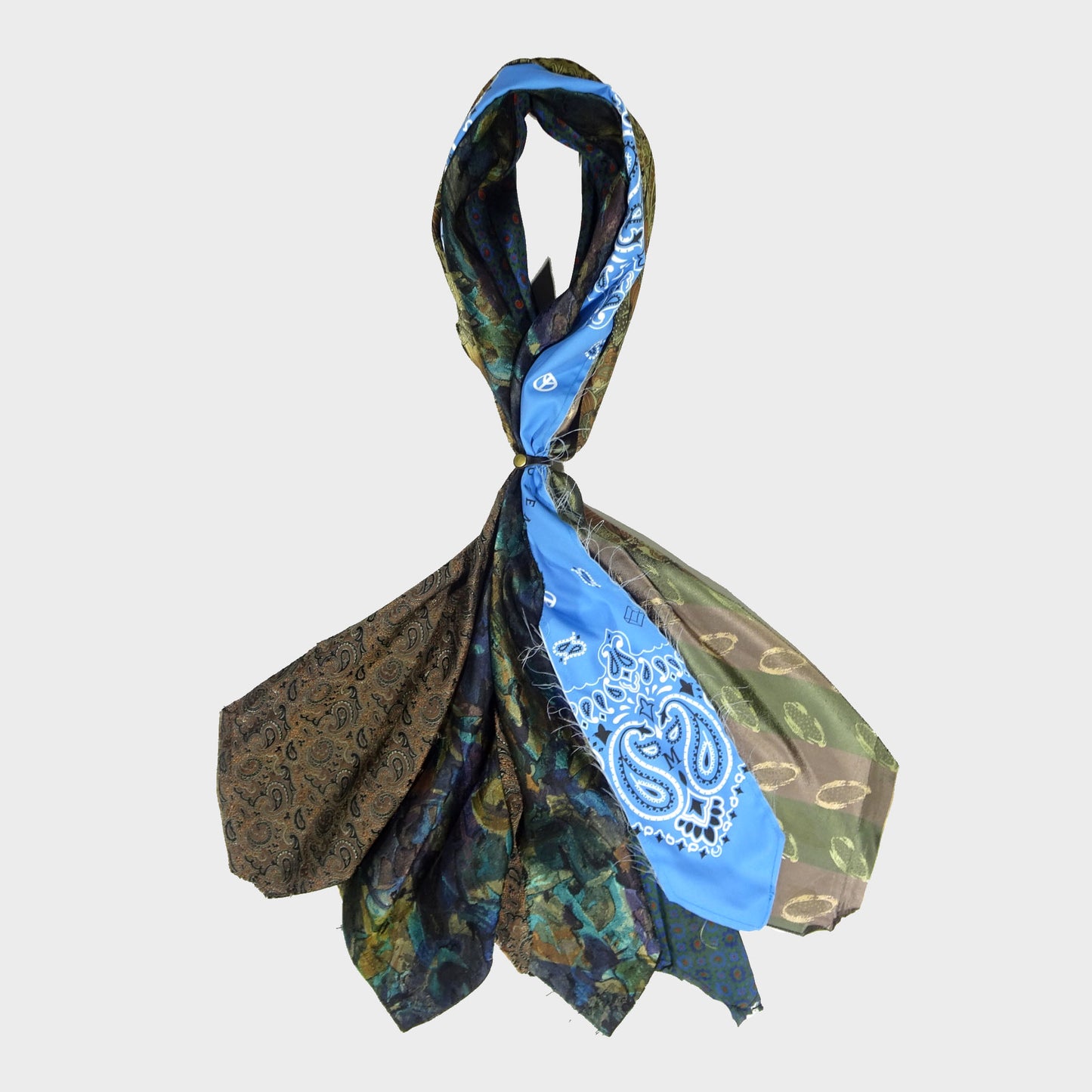 MUZE CLASSICO × ink - BANDANA SCARF(BLACK)(WHITE)(TURQUOISE) ミューズ インク 2023年春夏 バンダナスカーフ