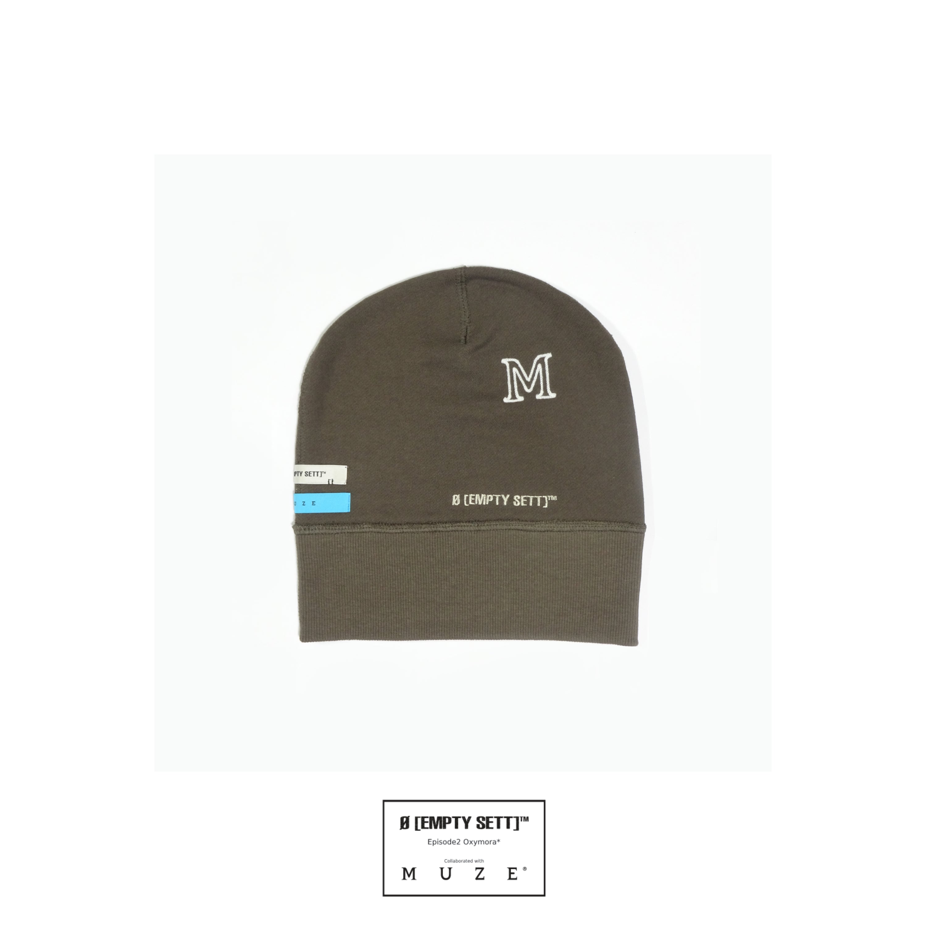 MUZE TURQUOISE LABEL× Ø【EMPTY SETT】™️ - LOGO EMBROIDERY CAP