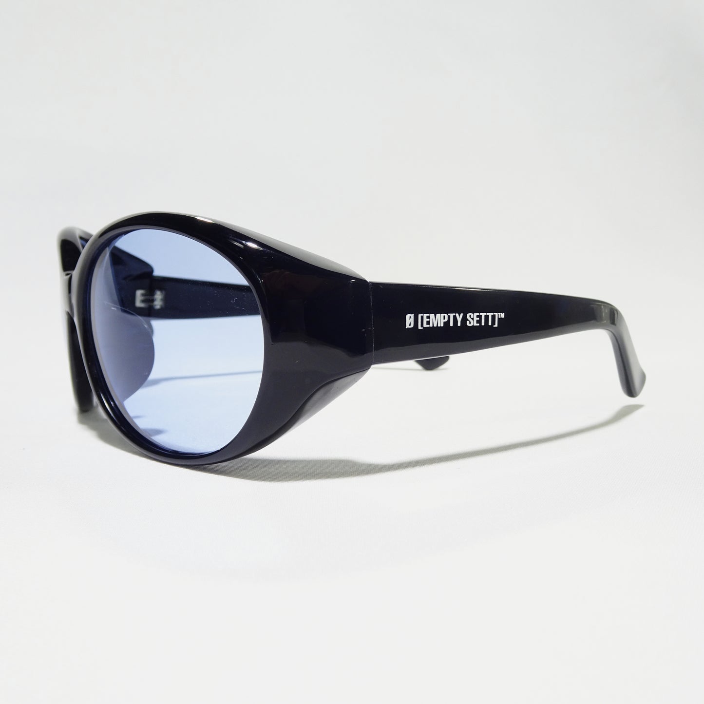 MUZE TURQUOISE LABEL× Ø【EMPTY SETT】™️ - ROUND SUNGLASSES (BLACK×TURQUOISE) ミューズ エンプティーセット ラウンド サングラス ブラック ターコイズ