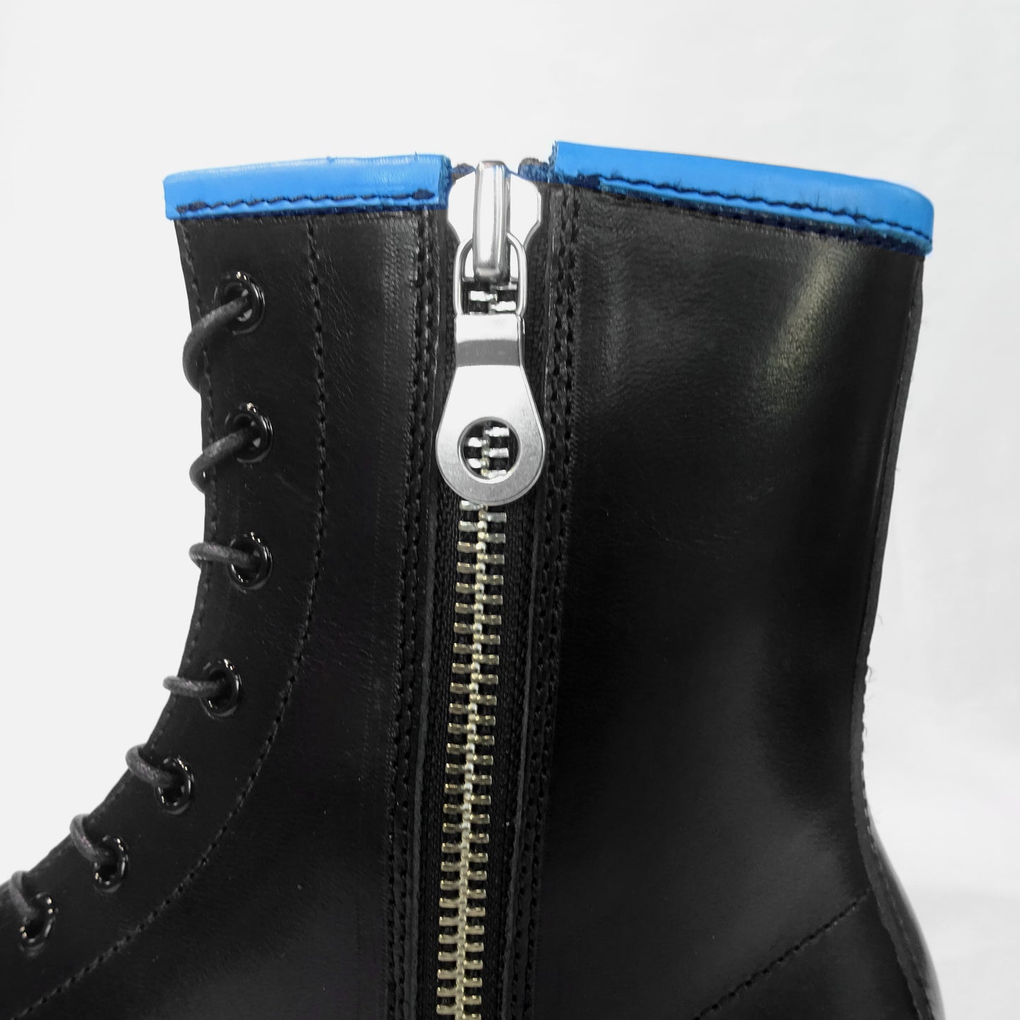 MUZE TURQUOISE LABEL × KIDS LOVE GAITE - 8 HOLES RIDGEWAY SOLE SIDE ZIP BOOTS (BLACK) ミューズ キッズラブゲイト ブーツ ブラック