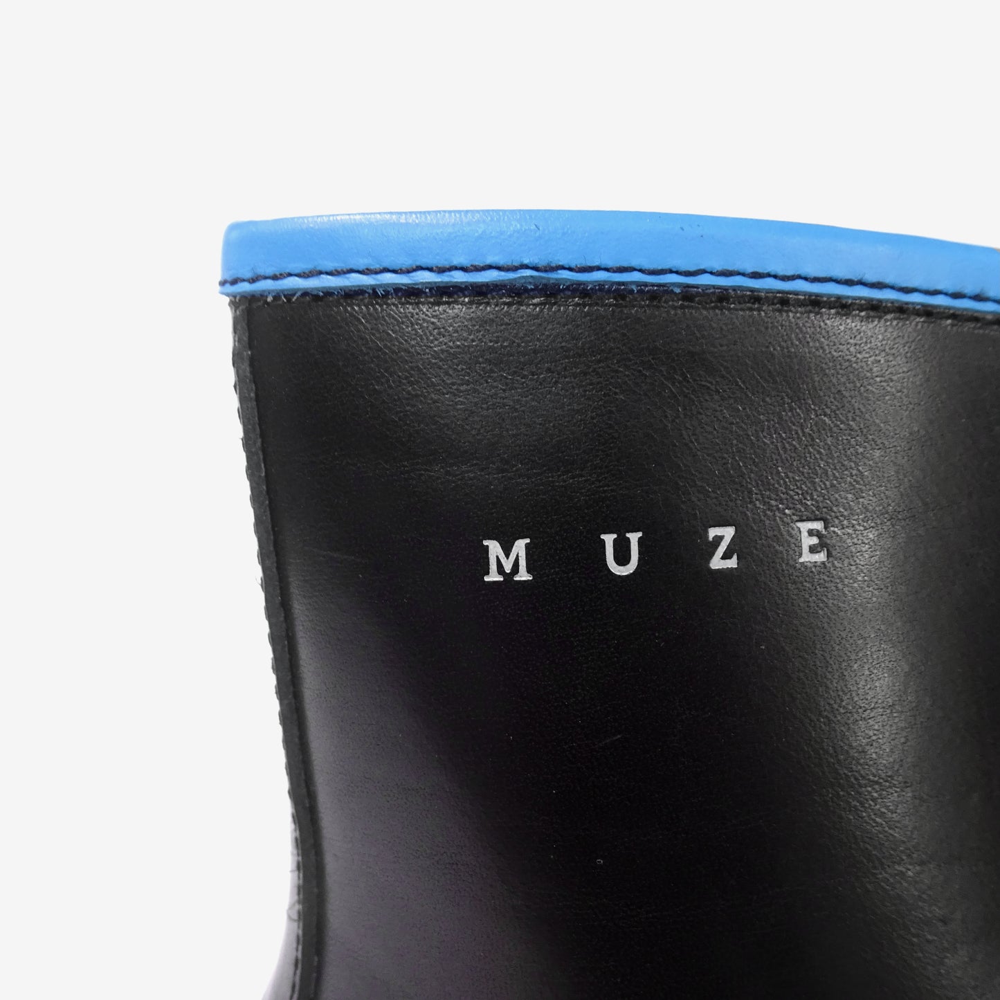 MUZE TURQUOISE LABEL × KIDS LOVE GAITE - 8 HOLES RIDGEWAY SOLE SIDE ZIP BOOTS (BLACK) ミューズ キッズラブゲイト ブーツ ブラック