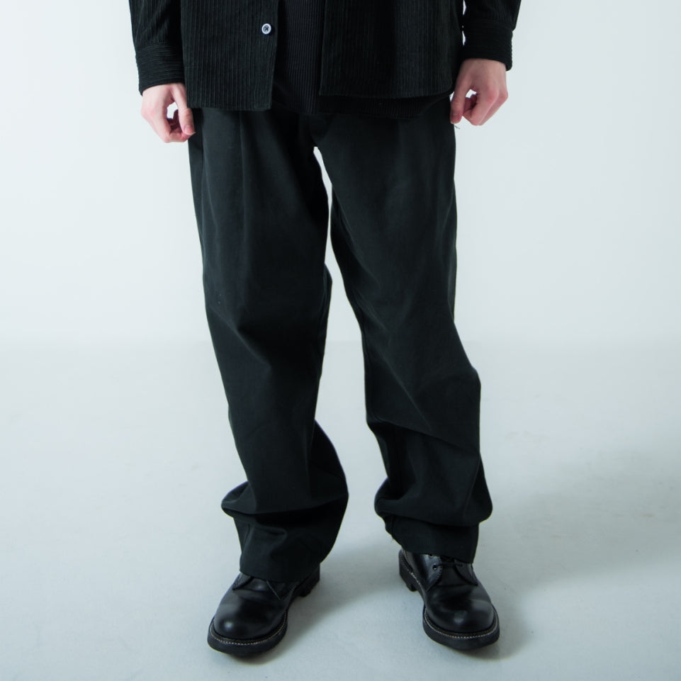MUZE TURQUOISE LABEL - CIRCUIT WIDE DENIM TROUSERS(BLACK) ミューズ デニム トラウザー ブラック