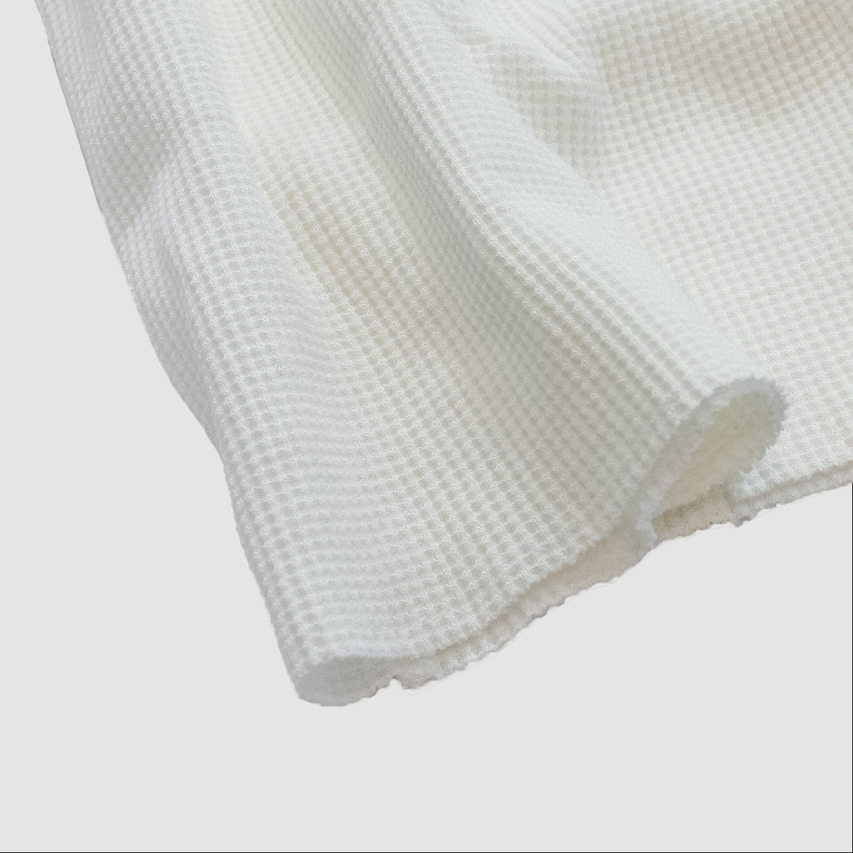 MUZE TURQUOISE LABEL - WAFFLE TANK TOP（WHITE)ミューズ 2022年秋冬 ワッフル タンクトップ ホワイト