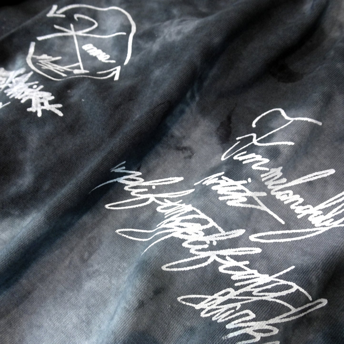 MUZE ミューズ 【TIE-DYE L/S TEE】タイダイ ロングスリーブ(ブラック)