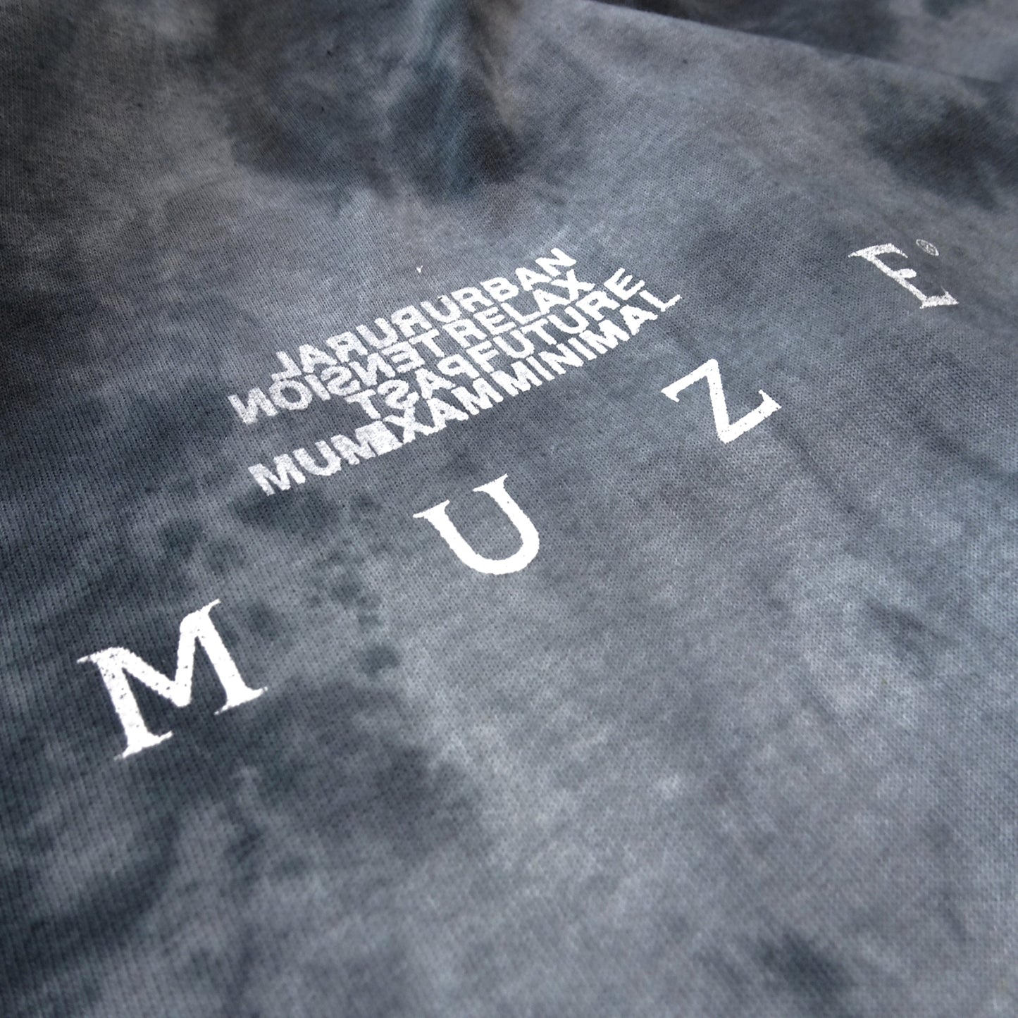 MUZE ミューズ 【TIE-DYE L/S TEE】タイダイ ロングスリーブ(ブラック)