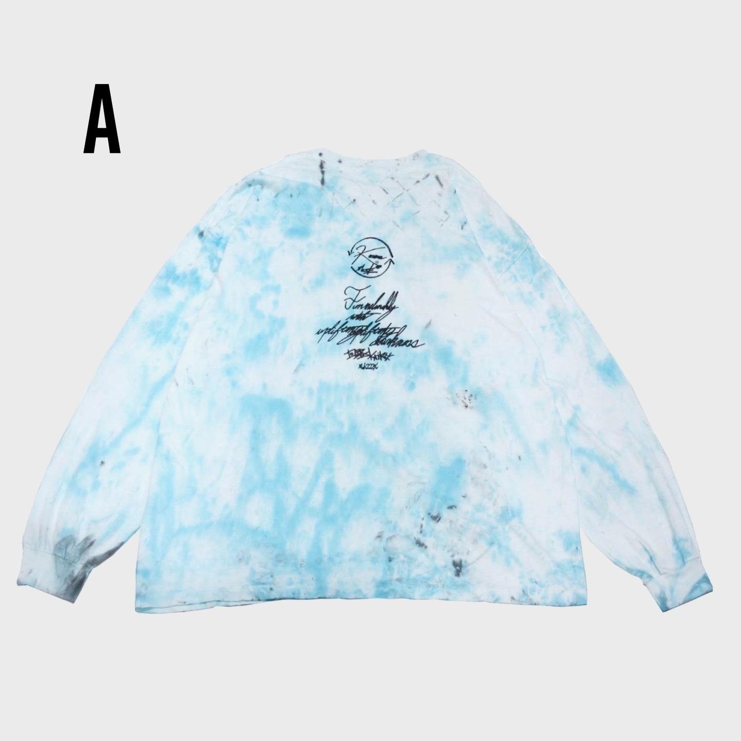 MUZE ミューズ 【TIE-DYE L/S TEE】タイダイ ロングスリーブ(ターコイズ)