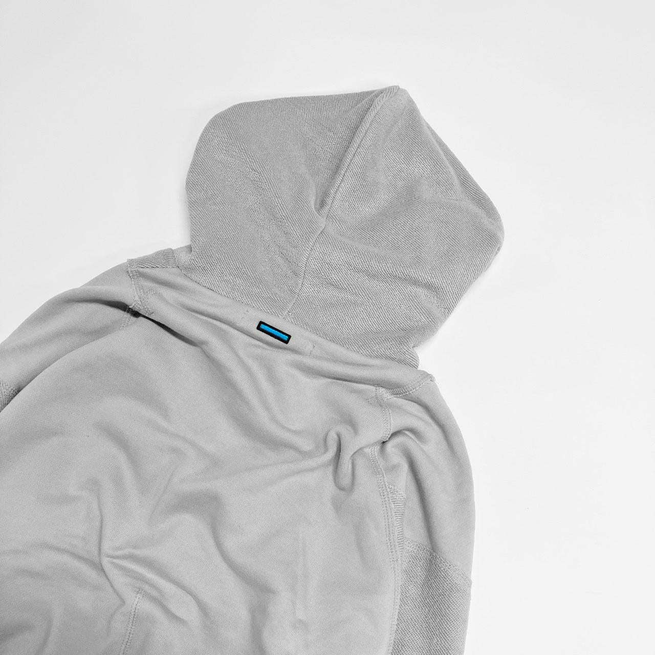 MUZE TURQUOISE LABEL - CIRCUIT RELAXED FIT ZIP-UP HOODIE(LIGHT GRAY) ミューズ リラックス ジップアップ フーディー ライト グレー