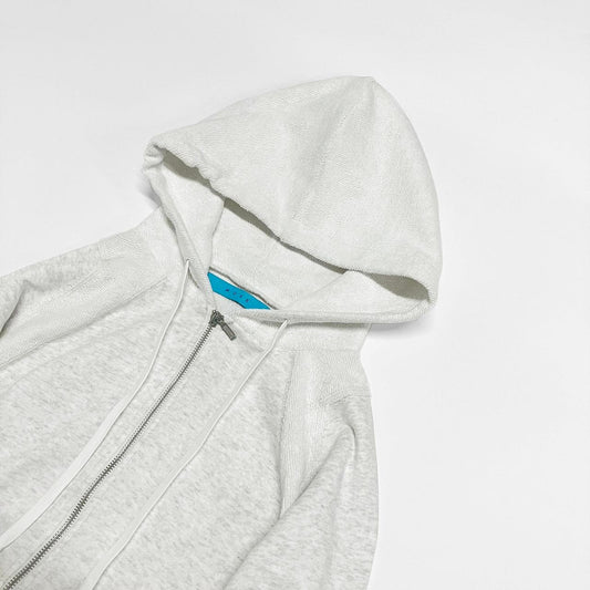 MUZE TURQUOISE LABEL - CIRCUIT RELAXED FIT ZIP-UP HOODIE(MOKU) ミューズ リラックス ジップアップ フーディー モク
