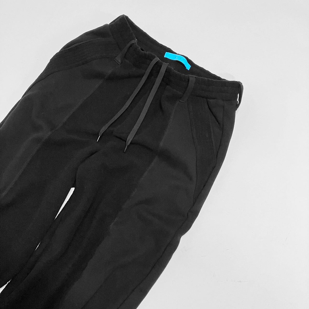 MUZE TURQUOISE LABEL - CIRCUIT RELAXED FIT SWEAT TROUSERS(BLACK) ミューズ リラックス スウェット トラウザーズ ブラック