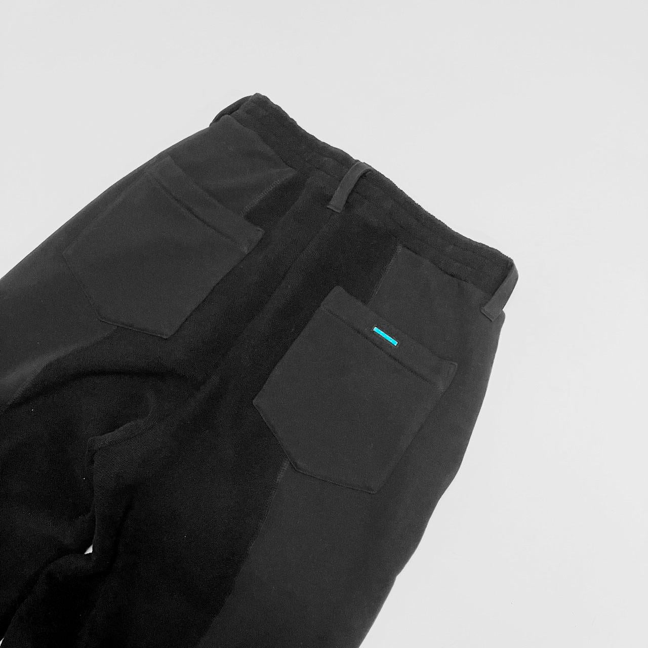 MUZE TURQUOISE LABEL - CIRCUIT RELAXED FIT SWEAT TROUSERS(BLACK) ミューズ リラックス スウェット トラウザーズ ブラック