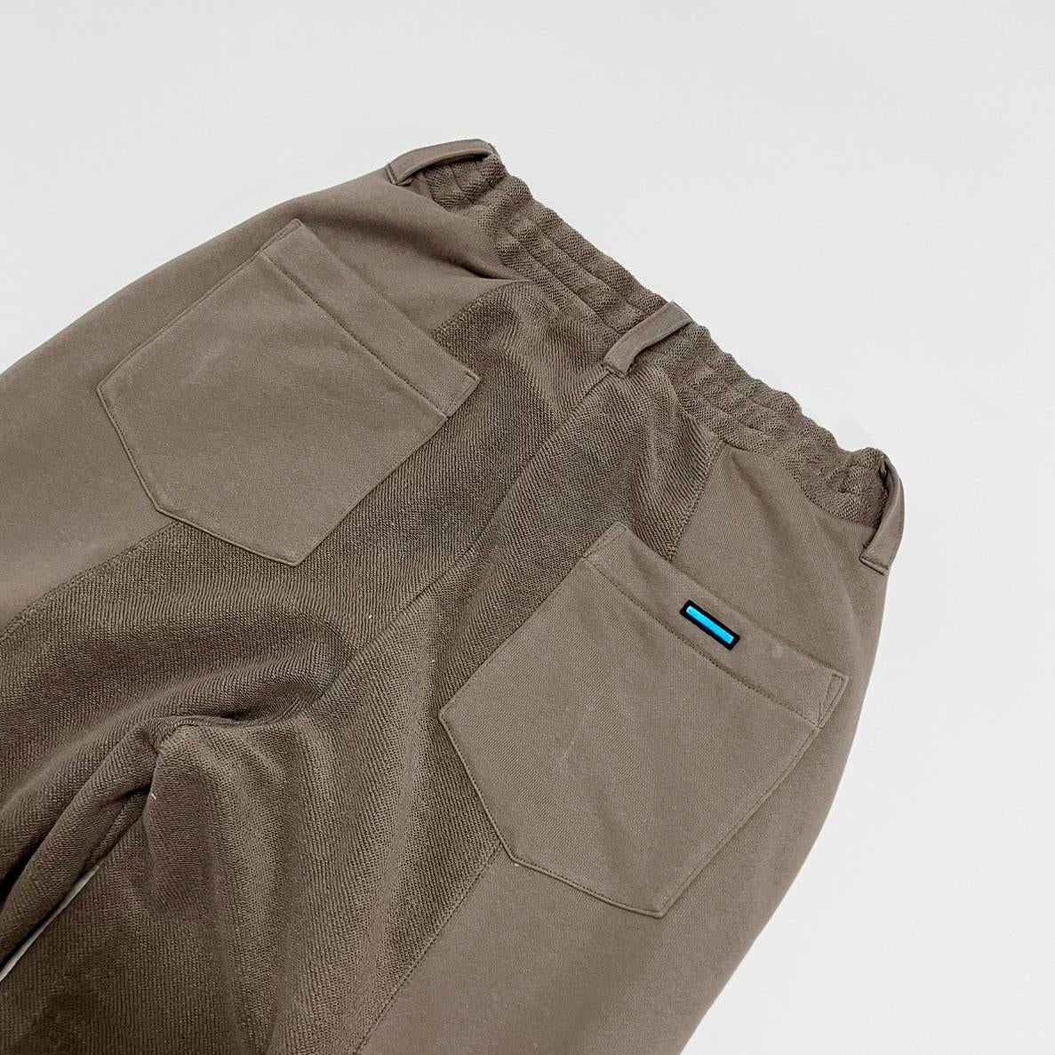 MUZE TURQUOISE LABEL - CIRCUIT RELAXED FIT SWEAT TROUSERS(BROWN) ミューズ リラックス スウェット トラウザーズ