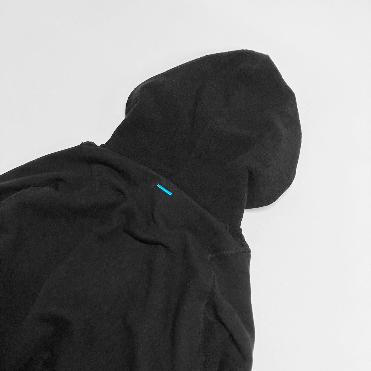 MUZE TURQUOISE LABEL - CIRCUIT RELAXED FIT ZIP-UP HOODIE(BLACK