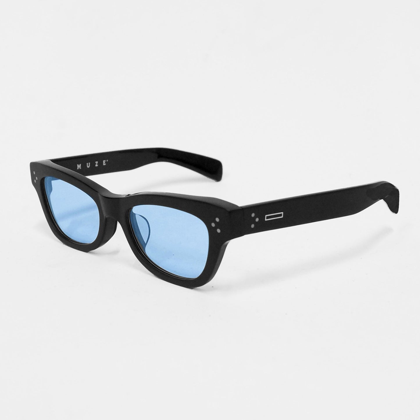 MUZE TURQUOISE LABEL ミューズ ターコイズ レーベル 【Cat Eye Sunglasses produced by INARI】キャットアイ サングラス プロデュースド バイ イナリ（ブラック×ブルー）